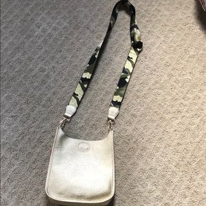 Cross body with guitar strap
